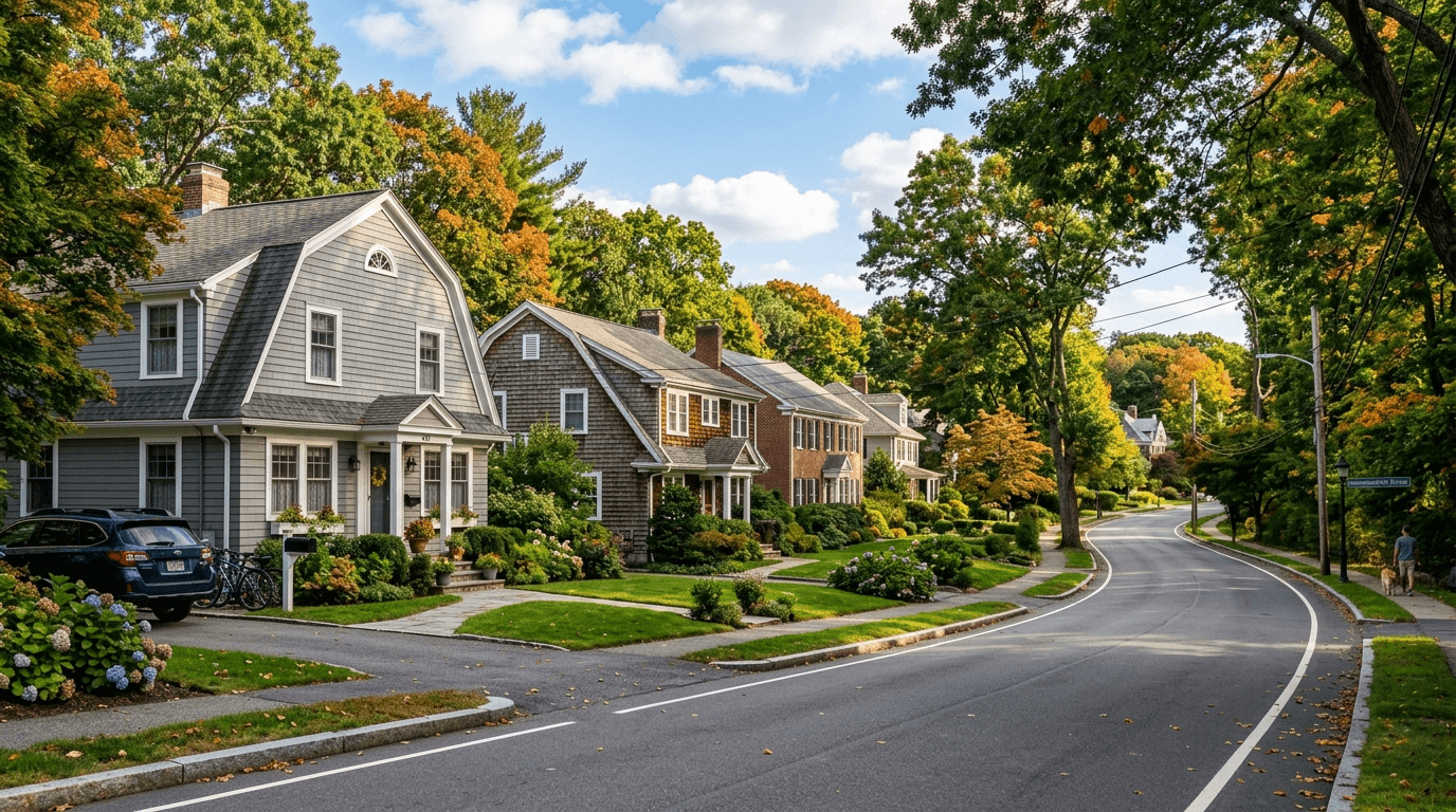 More Space or Shorter Commute: Newton MA Trade-Off