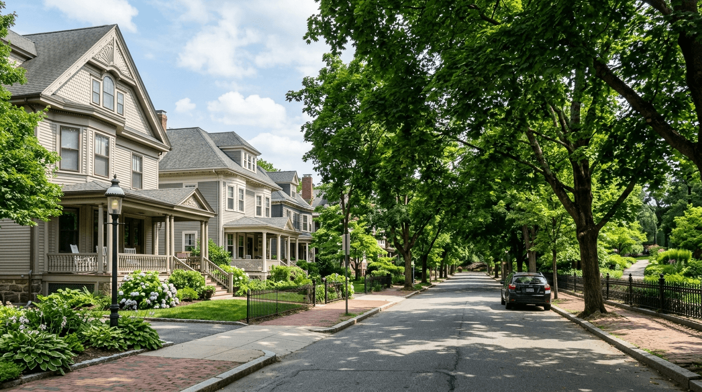 Explore the Newton Corner neighborhood